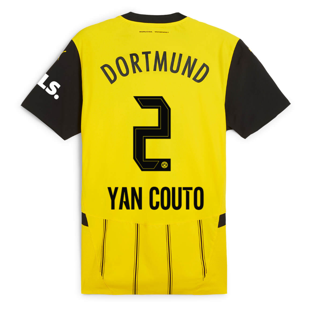 BVB home jersey 2425 for kids – 2 Yan Couto Borussia Dortmund Collection | Official Merchandise