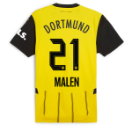 BVB home jersey 2425 for kids – 21 Malen Borussia Dortmund Collection | Official Merchandise