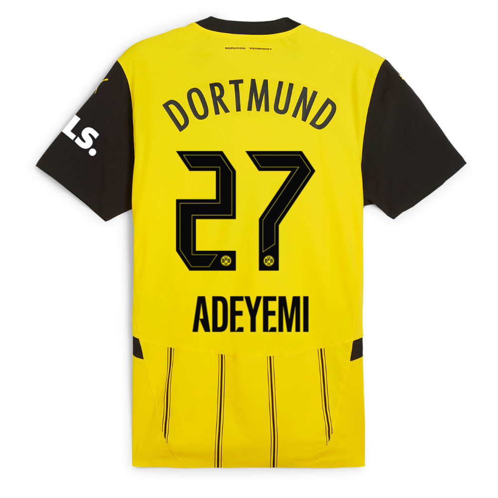 BVB home jersey 2425 for kids – 27 Adeyemi Borussia Dortmund Collection | Official Merchandise
