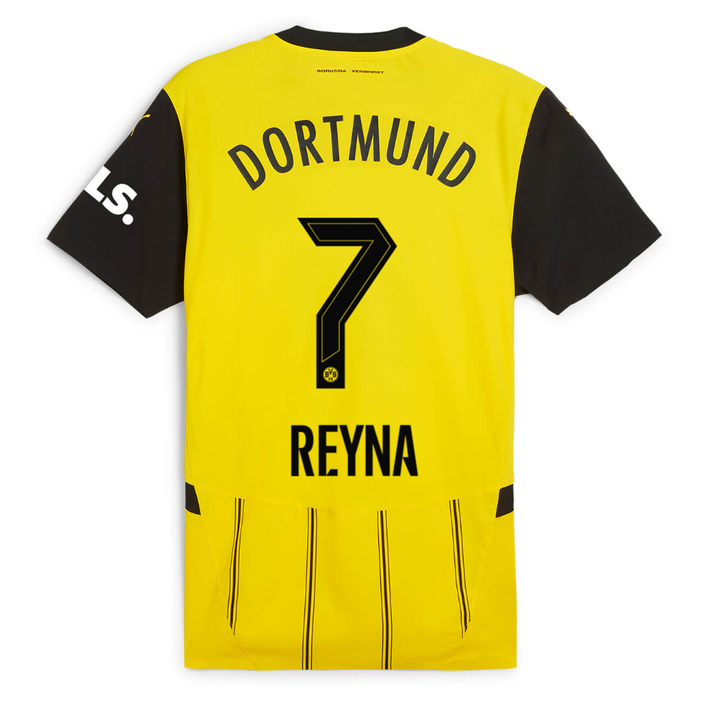 BVB home jersey 2425 for kids – 7 Reyna Borussia Dortmund Collection | Official Merchandise