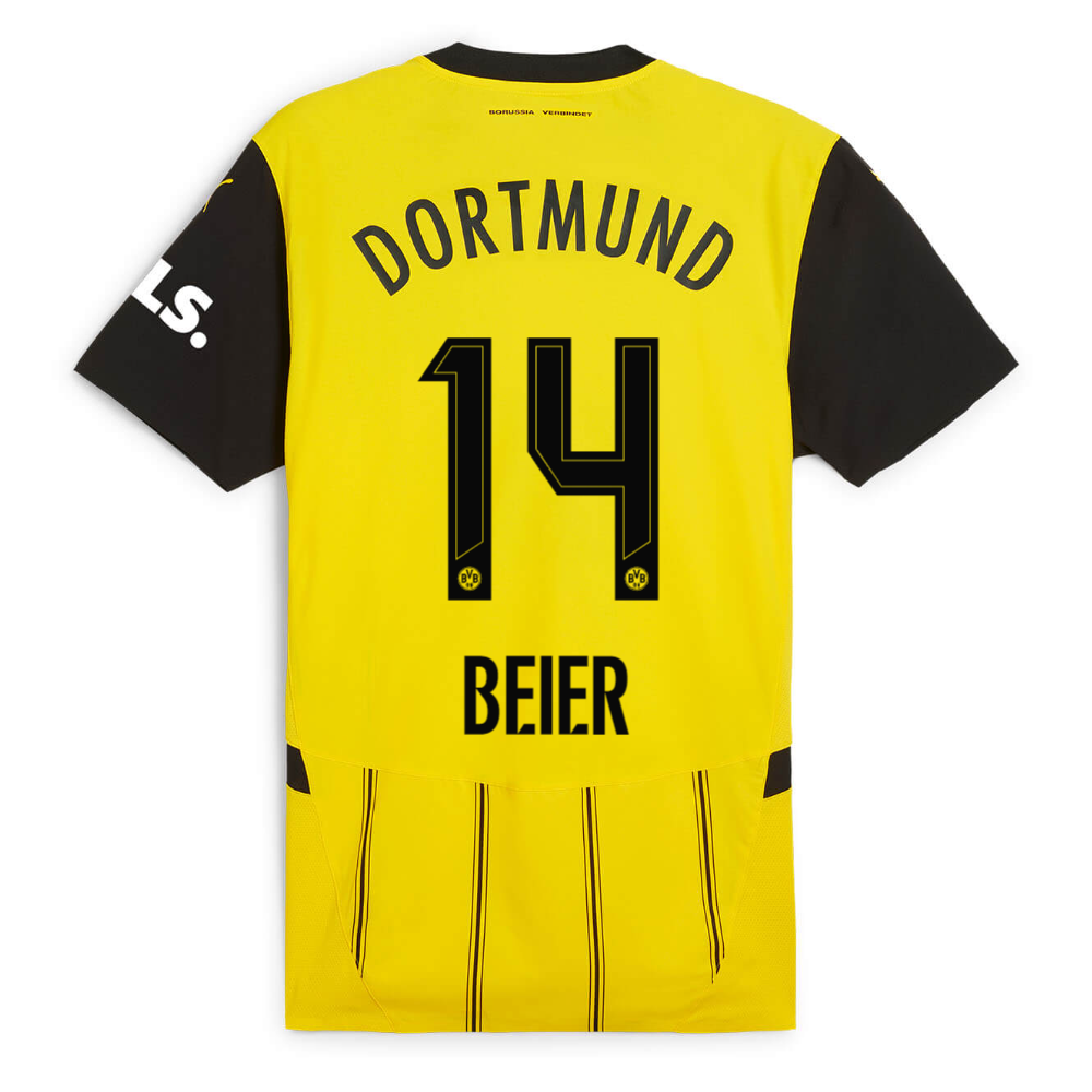 BVB home jersey 2425 for women – 14 Beier Borussia Dortmund Collection | Official Merchandise