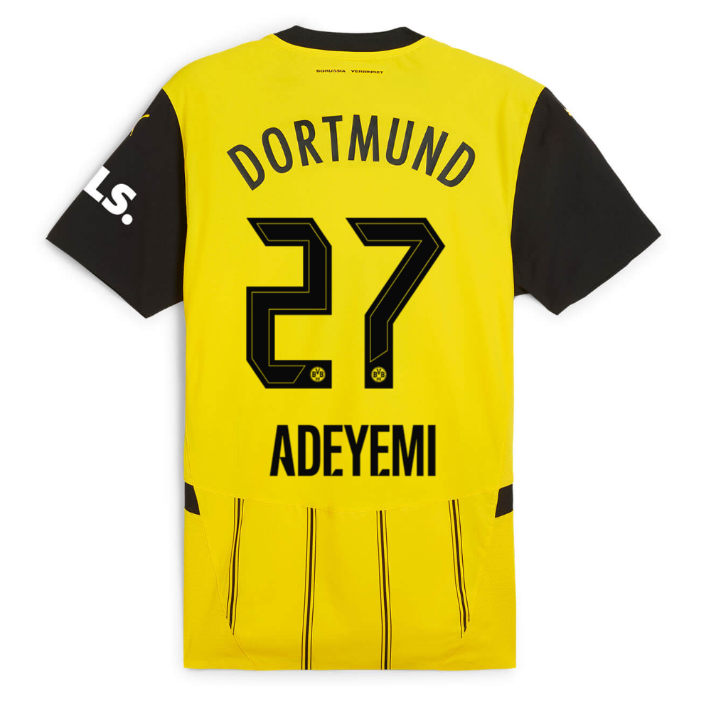 BVB home jersey 2425 for women – 27 Adeyemi Borussia Dortmund Collection | Official Merchandise