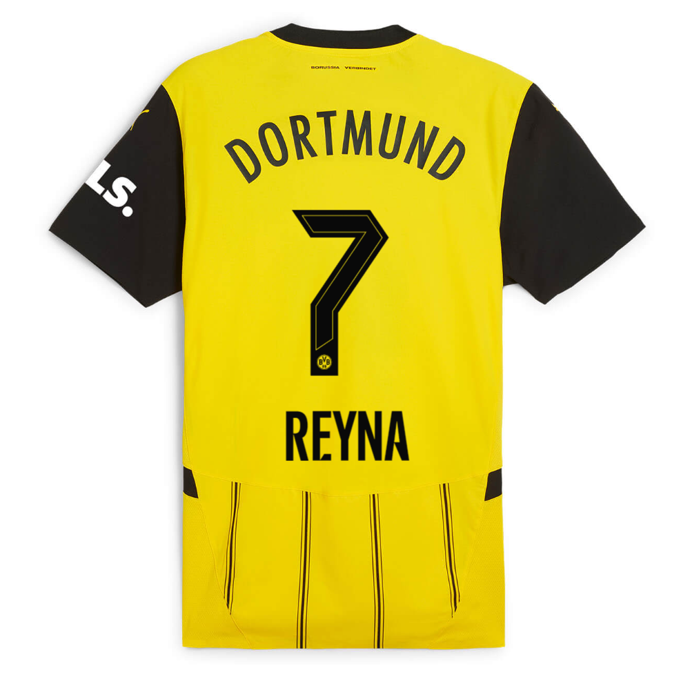 BVB home jersey 2425 for women – 7 Reyna Borussia Dortmund Collection | Official Merchandise